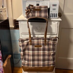 Farmhouse is my style Gingerbread Spice Tote Bag with change bag *BEST SELLER*
